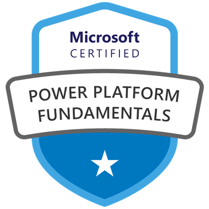 Microsoft Certified: Power Platform Fundamentals